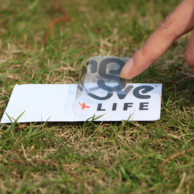 Прозрачная этикетка