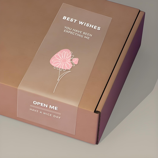  Прозрачный ПВХ -этикетка 